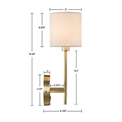 Hampton Hill Conway Metal Wall Sconce 2-piece Set