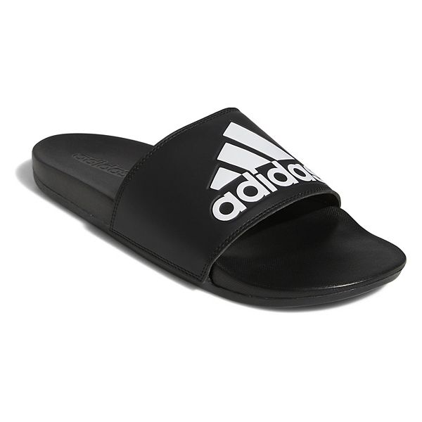 adidas Adilette Comfort Men's Slide Sandals - Black White Black (11)