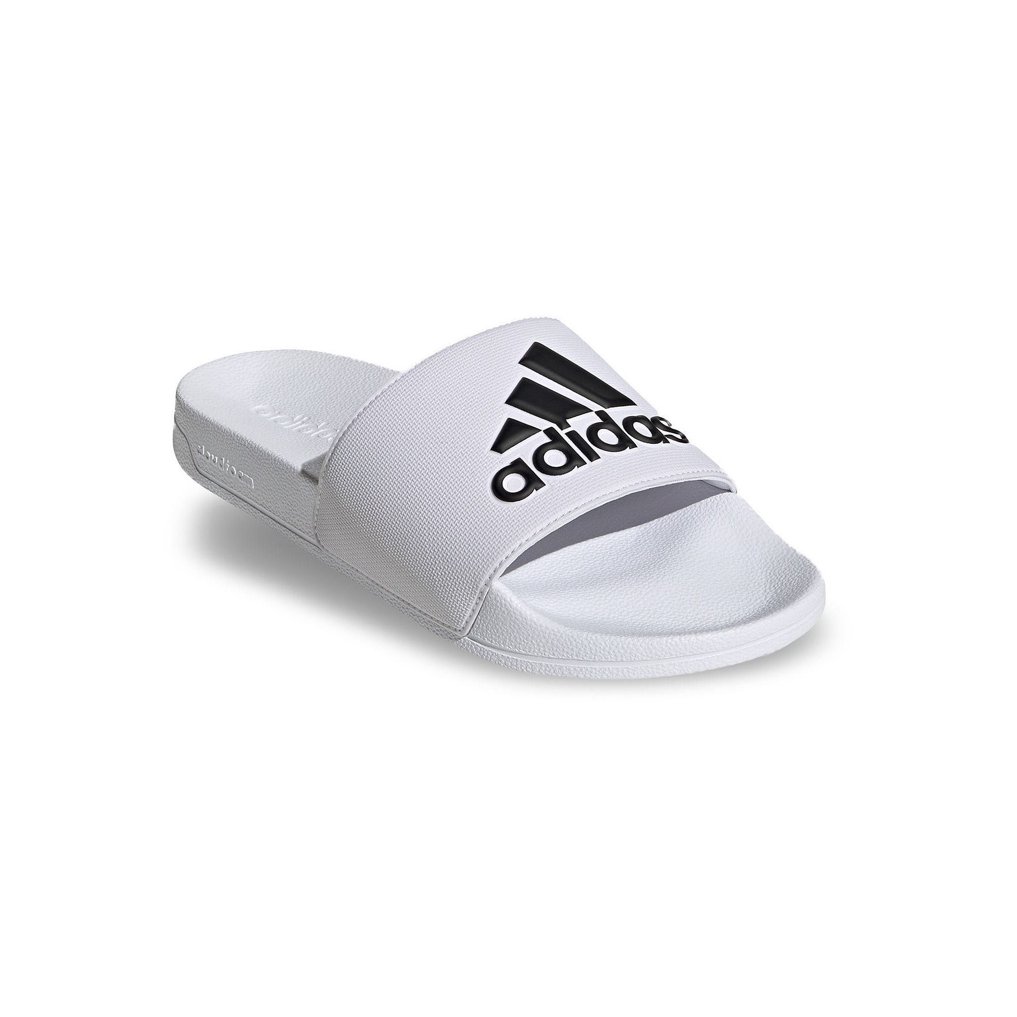 adidas Adilette Comfort Mens Slide Sandals, Size: 7, White Black White