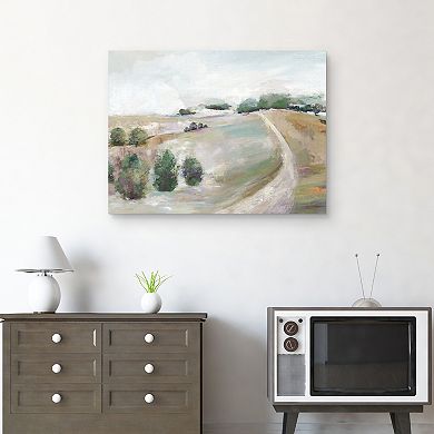 Masterpiece Country Road Hill by Allison Pearce Canvas Print