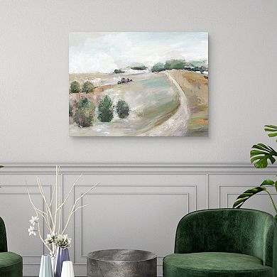 Masterpiece Country Road Hill by Allison Pearce Canvas Print