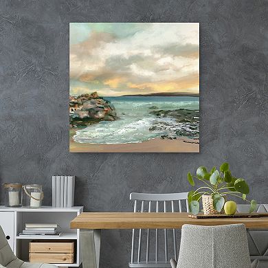 Masterpiece Secret Cove Square by Studio Arts Canvas Print