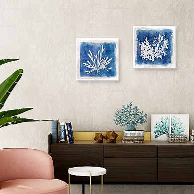 Masterpiece Coastal Washes Shell III and Coastal Washes Shell IV by Carol Robinson Canvas Prints