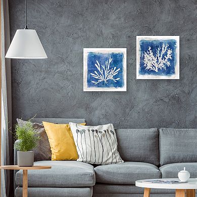 Masterpiece Coastal Washes Shell III and Coastal Washes Shell IV by Carol Robinson Canvas Prints