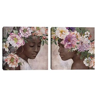 Masterpiece Deep in Thought I & Deep in Thought II by Carol Robinson Canvas Prints