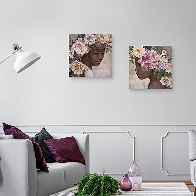 Masterpiece Deep in Thought I & Deep in Thought II by Carol Robinson Canvas Prints
