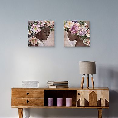 Masterpiece Deep in Thought I & Deep in Thought II by Carol Robinson Canvas Prints
