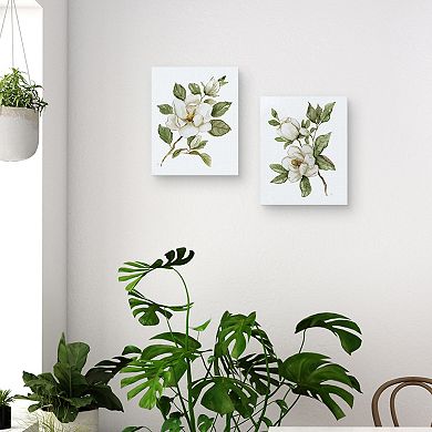 Masterpiece Magnolia Morning I & Magnolia Morning II by Nan Canvas Prints