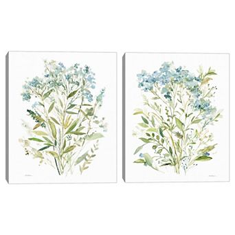 Masterpiece Garden Lace I & Garden Lace II by Carol Robinson Canvas Prints