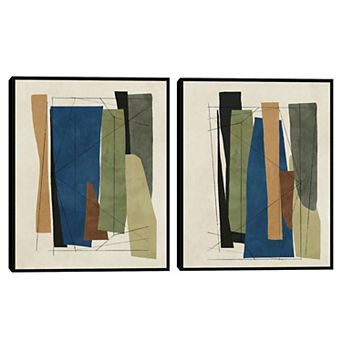 Masterpiece Sync I and Sync II by Artist Tom Reeves Canvas Prints