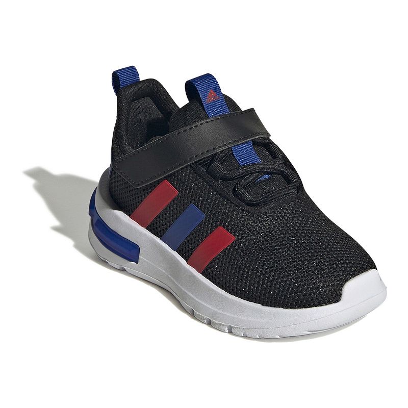 Toddler adidas Racer TR23 Lifestyle Running Shoes, Toddler Boy's, Size: 5 T, Black Better Red