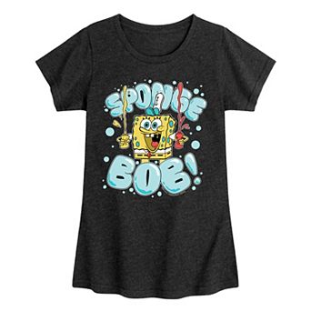 Girls 7-16 SpongeBob SquarePants Bubble Graphic Tee