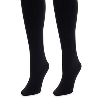 Women's MUK LUKS® 2 Pack Fleece Lined Tights