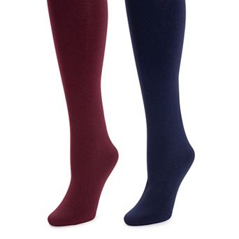 Women's MUK LUKS® 2 Pack Fleece Lined Tights