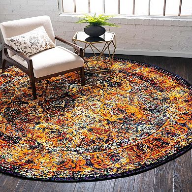 Unique Loom Basilica Rosso Rug