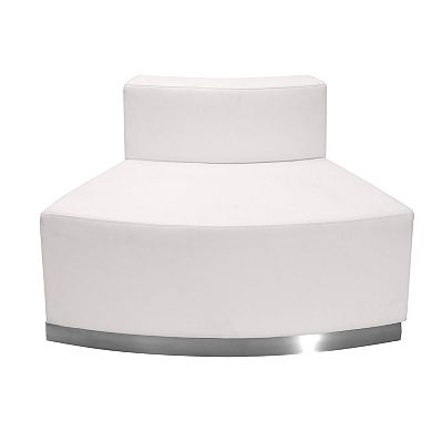 Emma and Oliver White LeatherSoft Reception Configuration, 4 Pieces