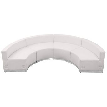 Emma and Oliver White LeatherSoft Reception Configuration, 4 pc