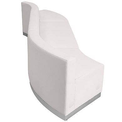 Emma and Oliver White LeatherSoft Reception Configuration, 3 Pieces