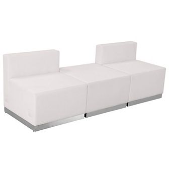 Emma and Oliver Black LeatherSoft Reception Configuration, 3 pc