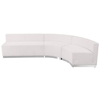 Emma and Oliver White LeatherSoft Reception Configuration, 3 pc