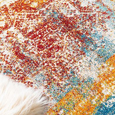 Unique Loom Cavalli Rosso Rug