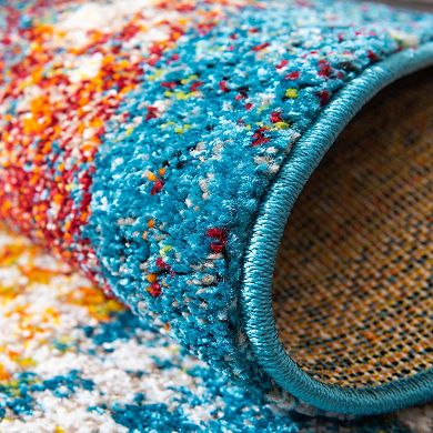 Unique Loom Cavalli Rosso Rug