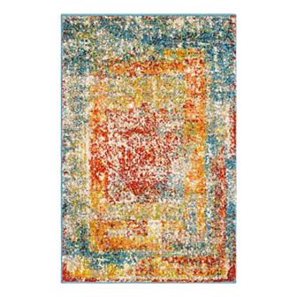 Unique Loom Cavalli Rosso Rug