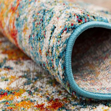 Unique Loom Strada Rosso Rug