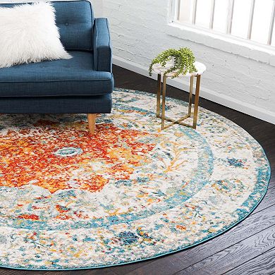 Unique Loom Strada Rosso Rug