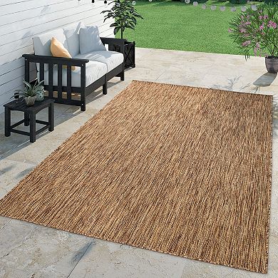 Solid Outdoor Rug for Patio Waterproof in Different Plain Colors