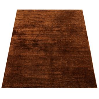 Soft Washable Area Rug with Anti-Slip Backing in solid Colors
