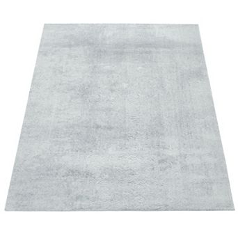Soft Washable Area Rug with Anti-Slip Backing in solid Colors