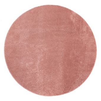 Soft Washable Area Rug with Anti-Slip Backing in solid Colors