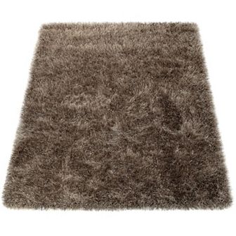 Soft Shag Rug For Bedroom & Living-Room Glossy High Pile Yarn