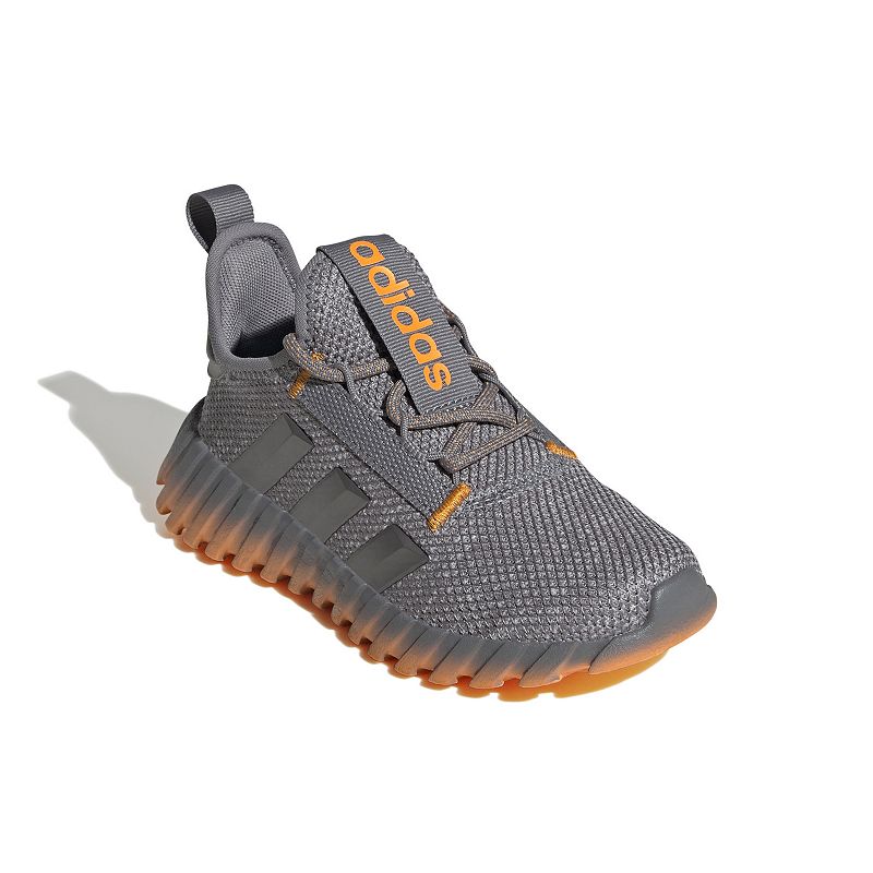 adidas Kaptir 3.0 Kids' Lifestyle Running Shoes, Boy's, Size: 1, Crew Orange Gray