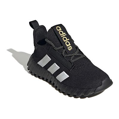 Kids Adidas Kaptir 3.0 Shoes Big 4 Black Iron Lemon