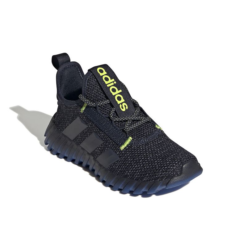 adidas Kaptir 3.0 Kids' Lifestyle Running Shoes, Boy's, Size: 2, Slime Bright