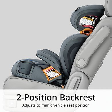 Chicco KidFit ClearTex Plus 2-in-1 Belt Positioning Booster Car Seat
