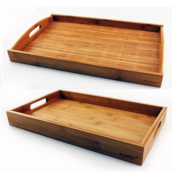 BergHOFF 2 pc Bamboo Serving Tray Set