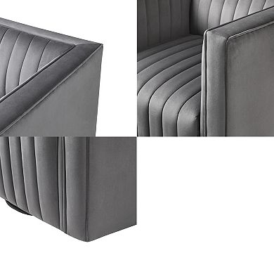 Madison Park Gayley Swivel Arm Chair