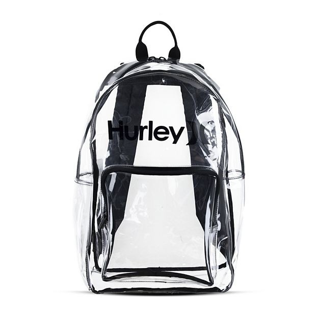 hurley clear backpack