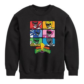 Boys 8-20 Power Rangers Blocks Fleece Sweatshirt
