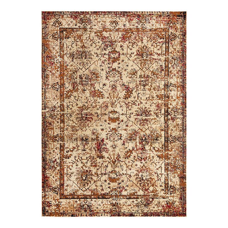Unique Loom Ion Saturn Rug, Beig/Green, 8X10 Ft