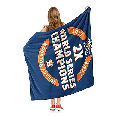 The Northwest Houston Astros 2022 World Series Champions Silk-Touch Throw Blanket