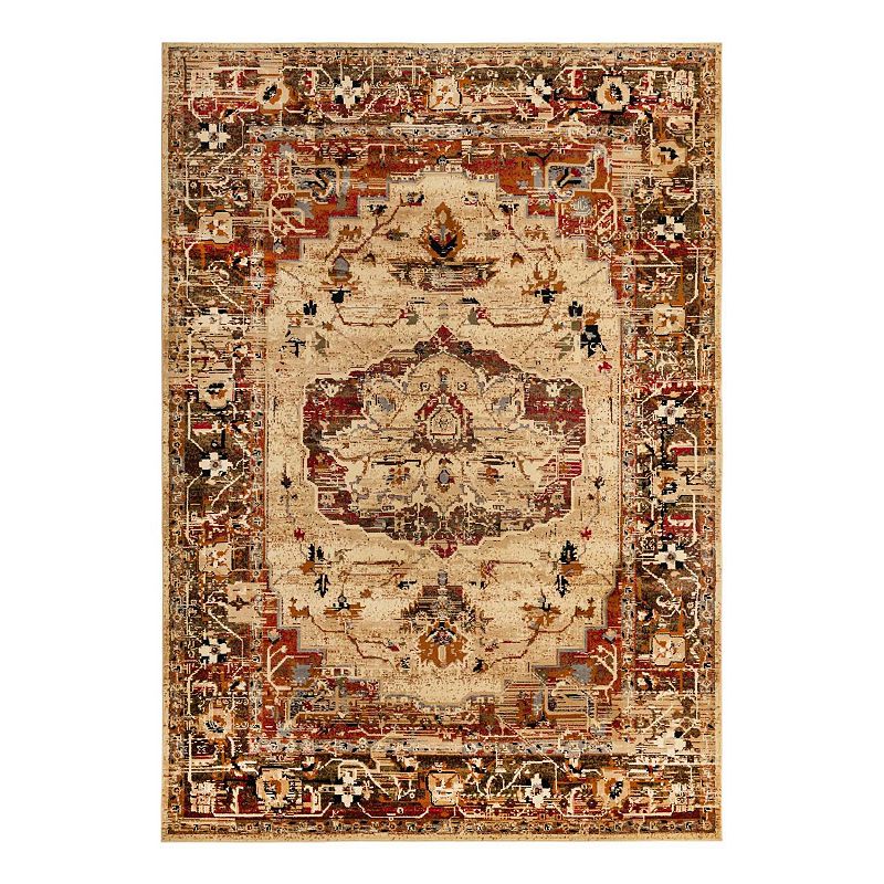 Unique Loom Outlook Saturn Rug, White, 8FT OCT