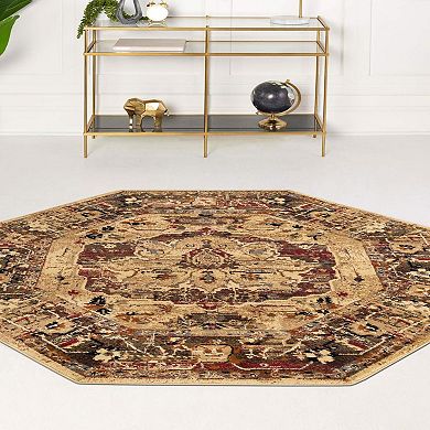 Unique Loom Outlook Saturn Rug
