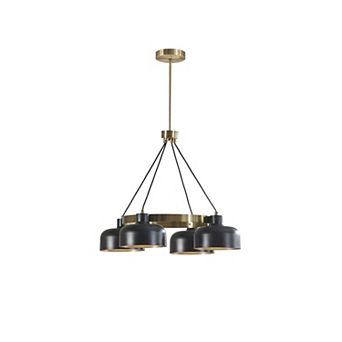 INK+IVY Abbott 4-Light Mid-Century Modern Chandelier