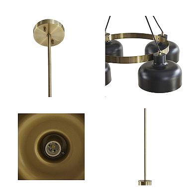 INK+IVY Abbott 4-Light Mid-Century Chandelier