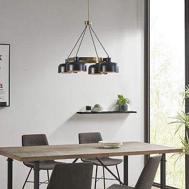 INK+IVY Abbott 4-Light Mid-Century Chandelier