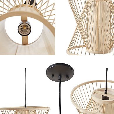 INK+IVY Aria Geometric Pendant Ceiling Light